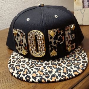 Custom leopard print baseball hat